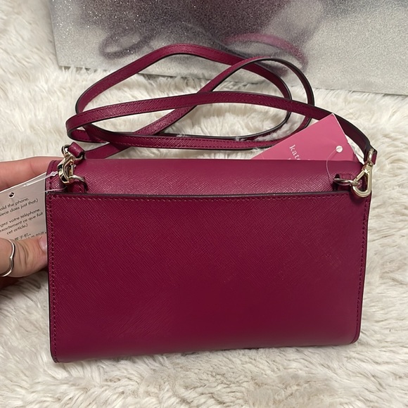 ✨ Kate Spade ,Laurel Way Winni ,Color is Cranberry ,Crossbody ✨ - Picture 10 of 12